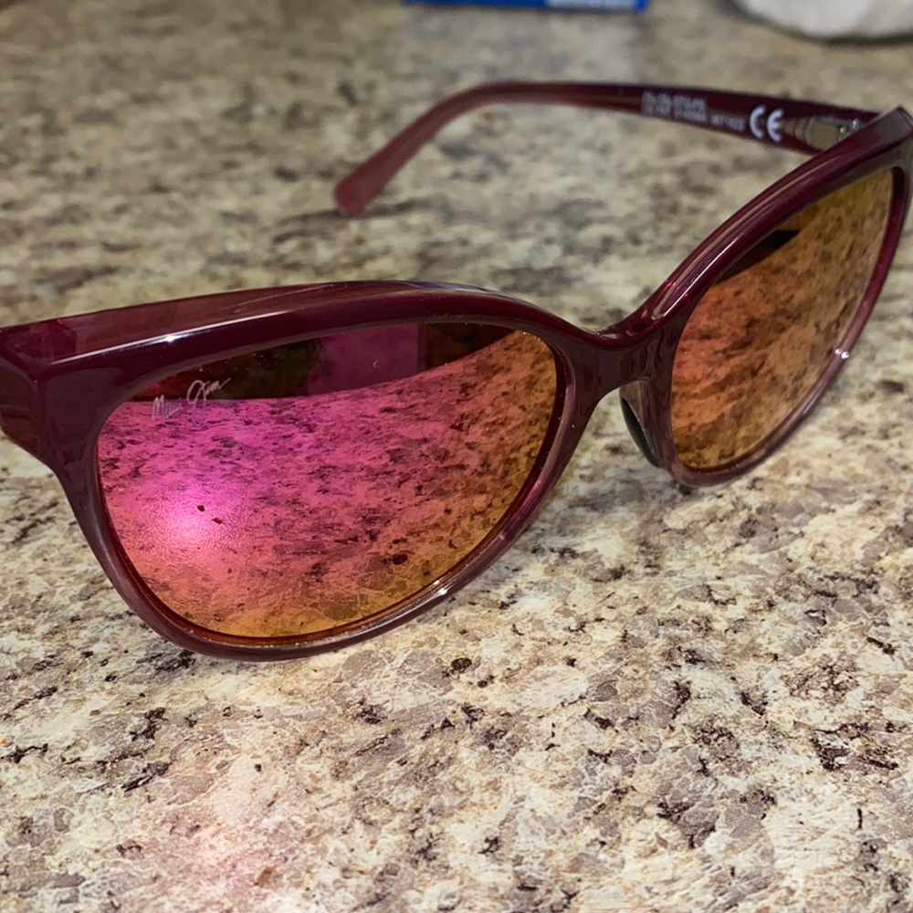 Maui Jim pink polarized sunglasses